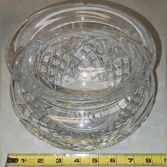 Waterford Crystal Cut Glass Round Dish see all pics